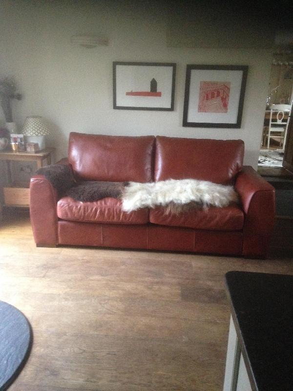 Leather sofa delivery