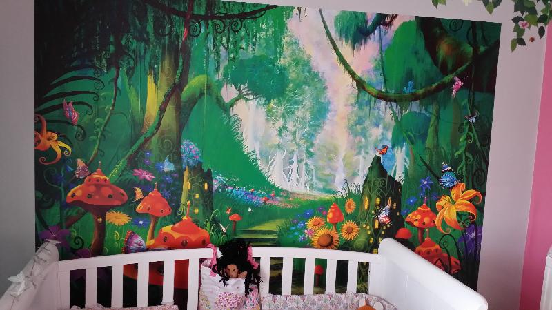 STUNNING, The colours are so bright and the attention detail is out of this world.My daughters enchanted nursery is comp