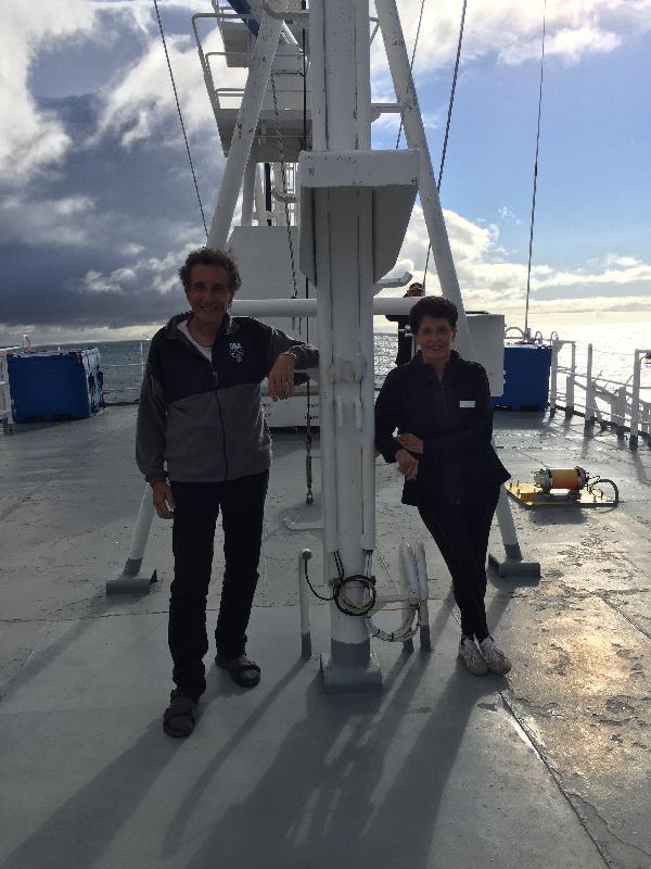 The entire staff of Heritage Expeditions on the Spirit of Enderby.