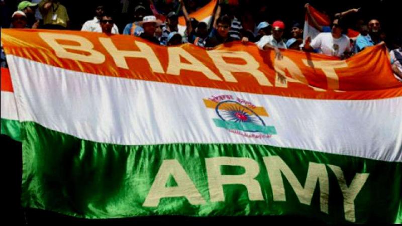 Unity in Diversity.BharatArmy didcheering all the way for TeamIndia🏏🇮🇳