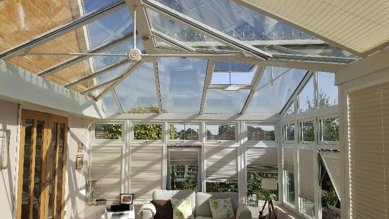 Made my conservatory livable in summer !