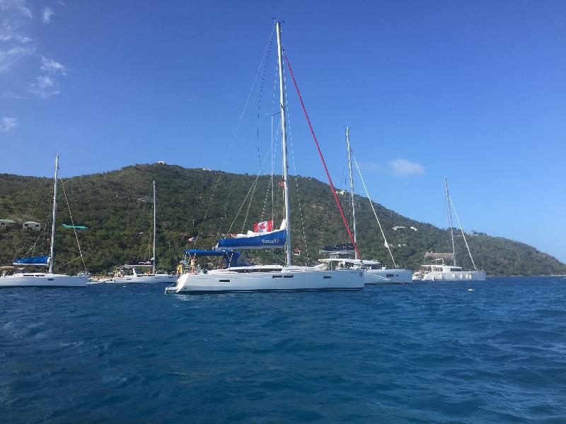 Great Bareboat Sailing Charter in the beautiful BVI’s. Jan. 11th-18th, 2020