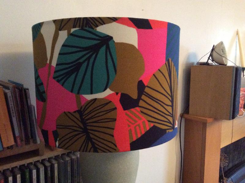 Lovely lampshade, but very different from the illustration.