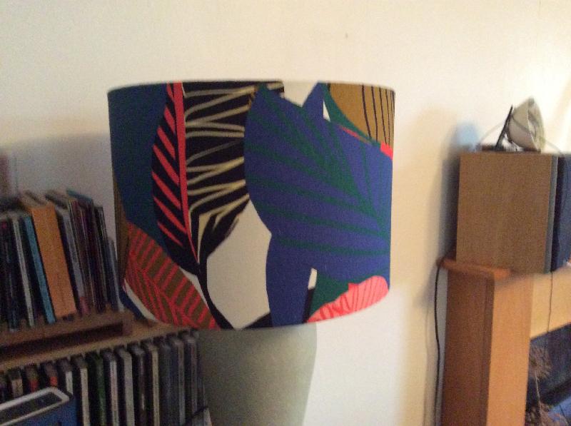 Lovely lampshade, but very different from the illustration.