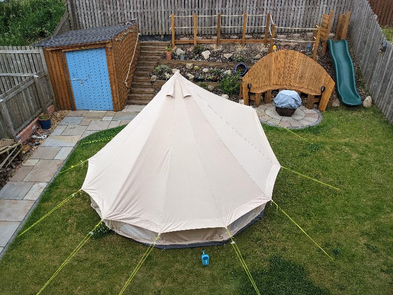 4m heavy duty bell tent