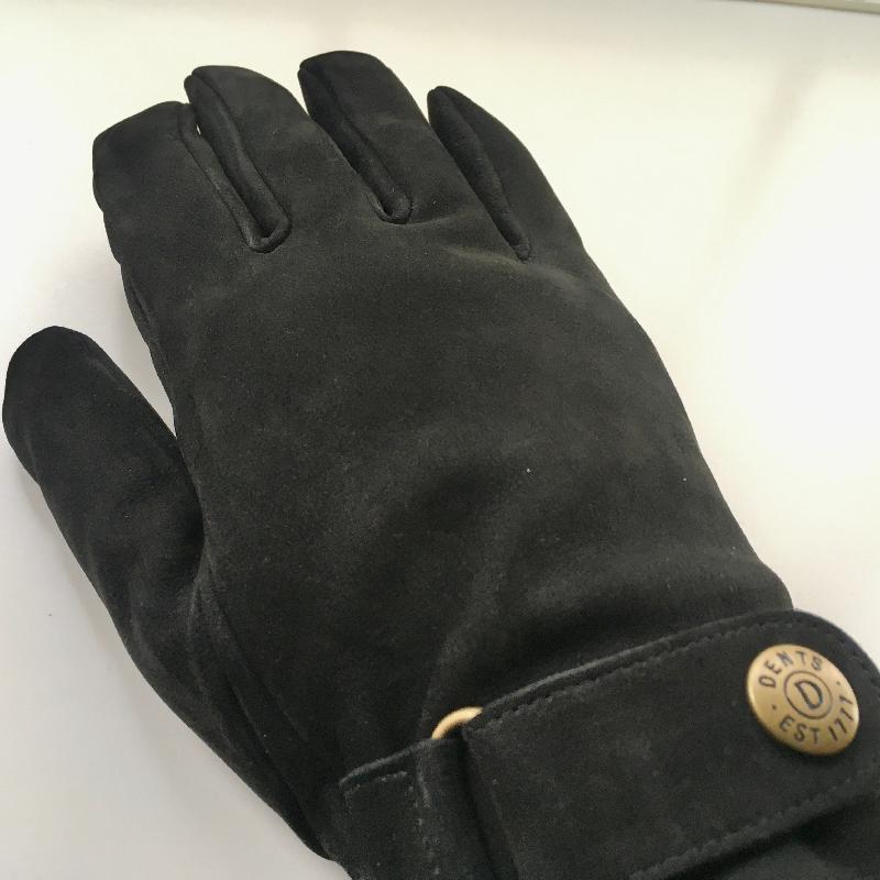 Men's Fleece-Lined Nubuck Leather Gloves