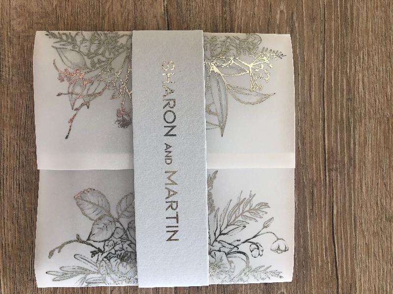 Stunning, exceptional quality invitations for my wedding