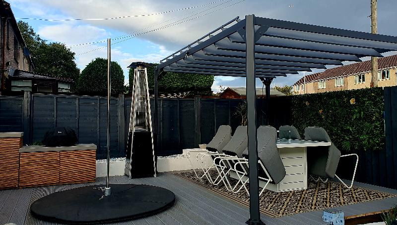 Lovely pergola, fast delivery, professionally customer service highly recom