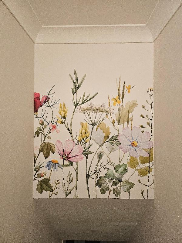 Delicate Floral Meadow - 330 x 235cm Classic 'Paste the Wall' Mural