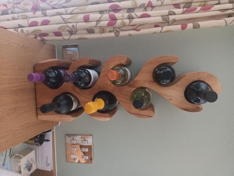 Very happy with the whole process and the wine rack looks amazing