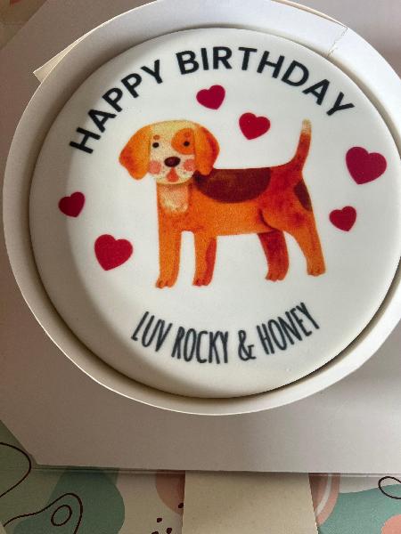 Personalised Happy Birthday from the Dog - Order By 2pm For Next Day Delivery @ bakerdays