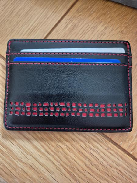 RFID Blocking Credit Card Holders by Ed Hicks, Vintage Brown, Real Leather