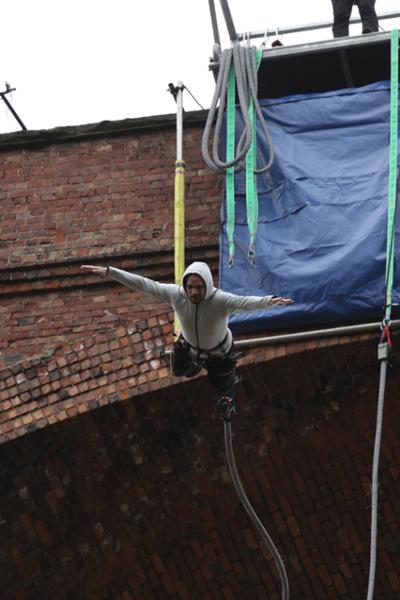 First bungee jump