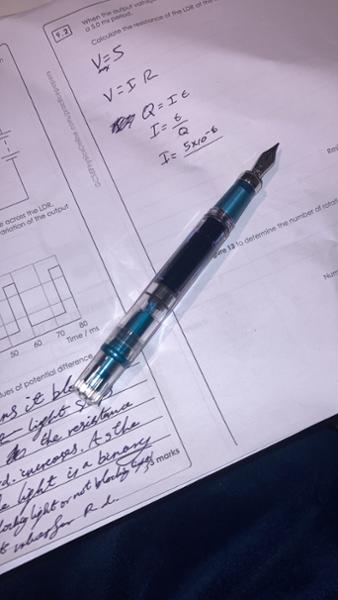 TWSBI Diamond 580 AL R Fountain Pen - Prussian Blue