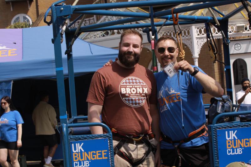 My First Bungee Jump at Brighton Marina