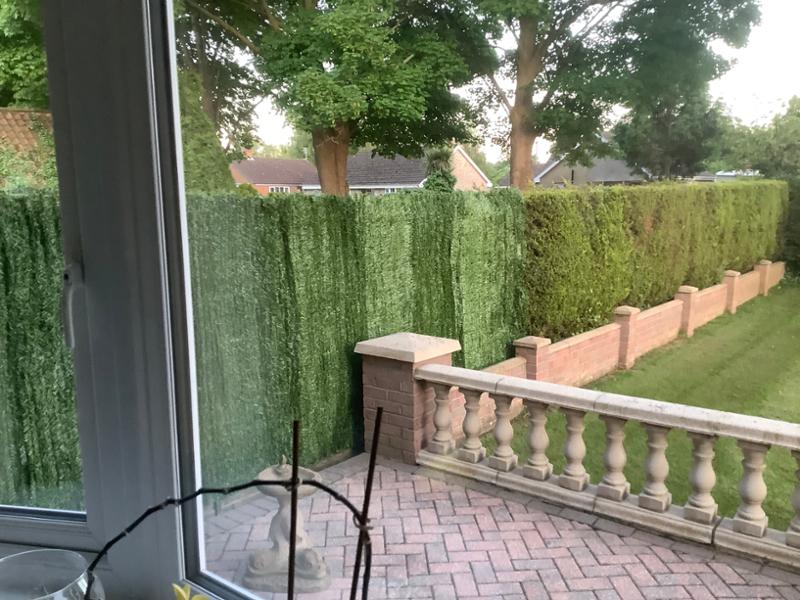 Artificial Conifer Hedge Garden Fence Privacy Screen