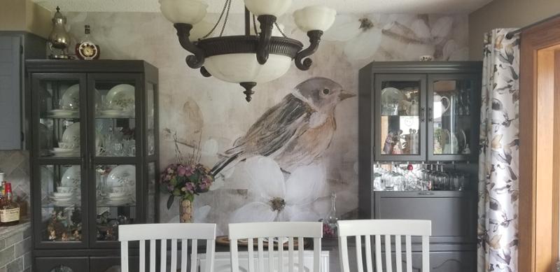 My New Dining Room Mural Wall