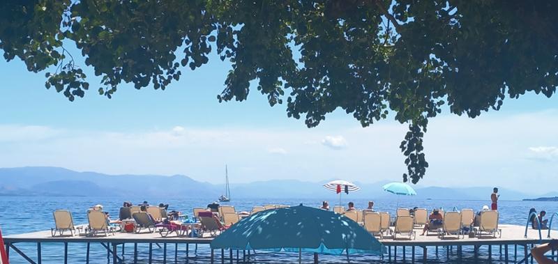 Barbatti beach resort. Paradise in corfu