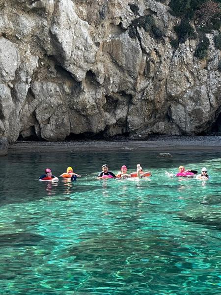 Fantastic open water swimming adventure