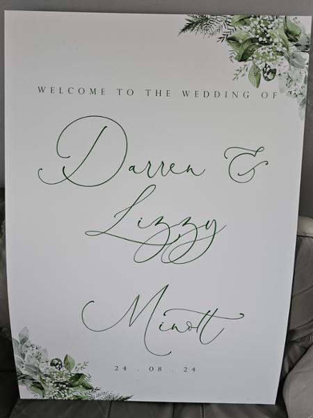 Personalised 'Do Not Argue With Us' Portrait Welcome Sign - Frozen Eucalyptus