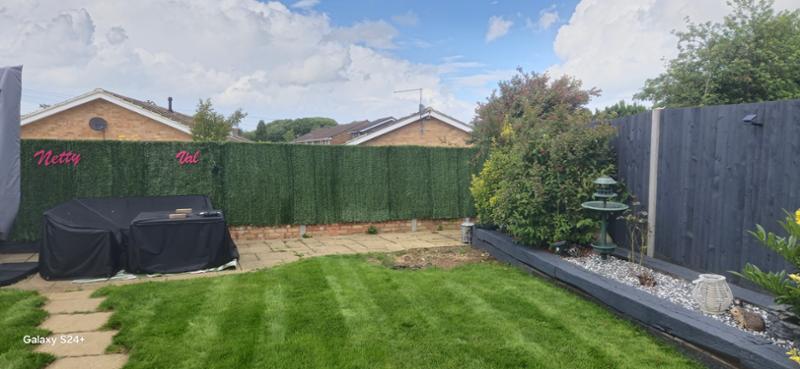 Artificial Conifer Hedge Garden Fence Privacy Screening - 1.5m x 3m