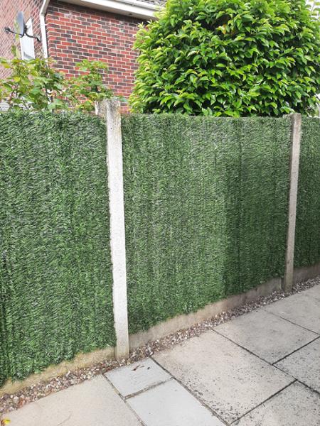 Artificial Conifer Hedge Garden Fence Privacy Screen