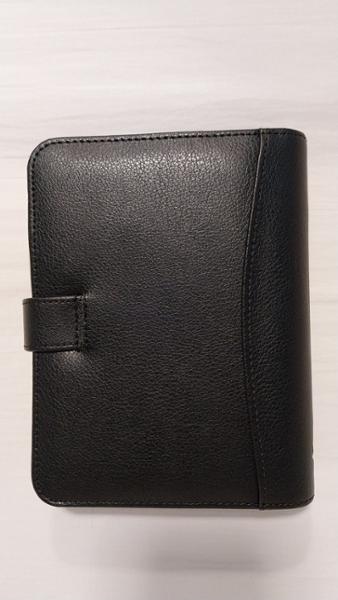 Balmoral (Premium Leather) - Personal Week-to-View Undated Organiser - Black