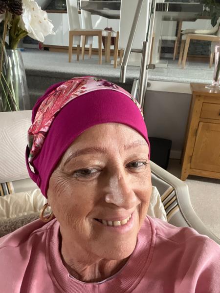 Beautiful chemo cap and scarves gift box