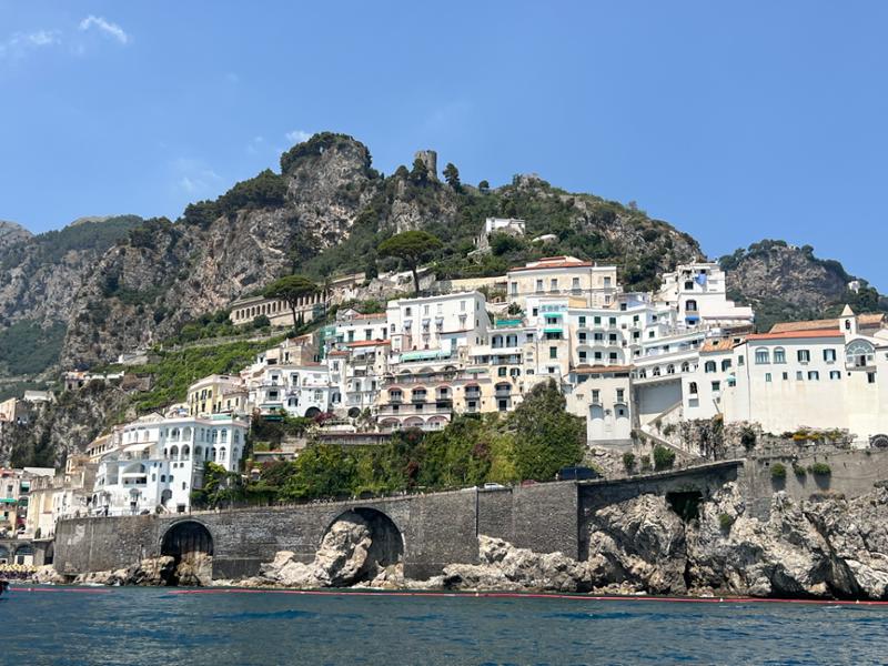 Great way to see Amalfi Coast by land and sea!
