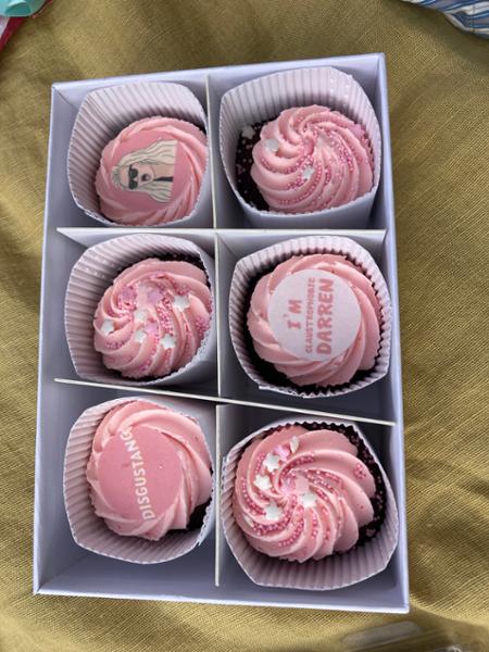Photo Cupcakes | Box of 6 | Upload Your Photo Online | Next Day Delivery