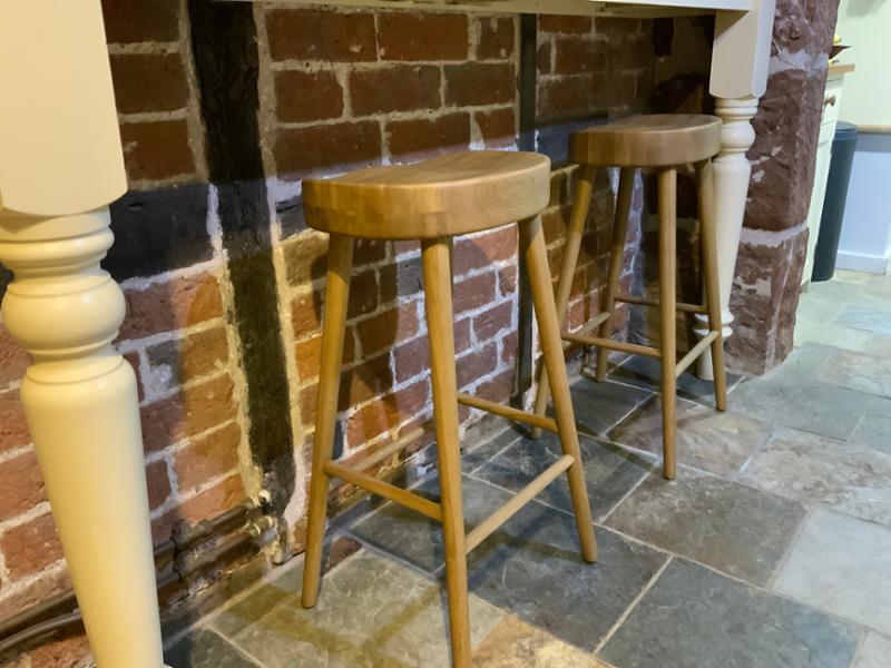 Beautiful Oak Bar Stools