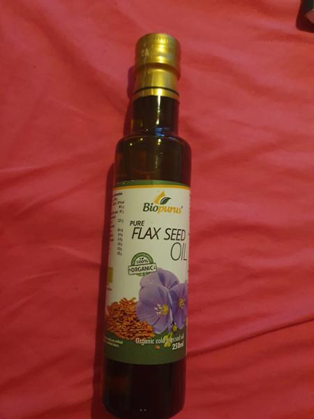 Tasty high quality flaxseed oil.