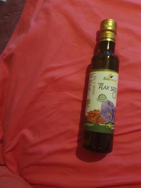 Tasty high quality flaxseed oil.