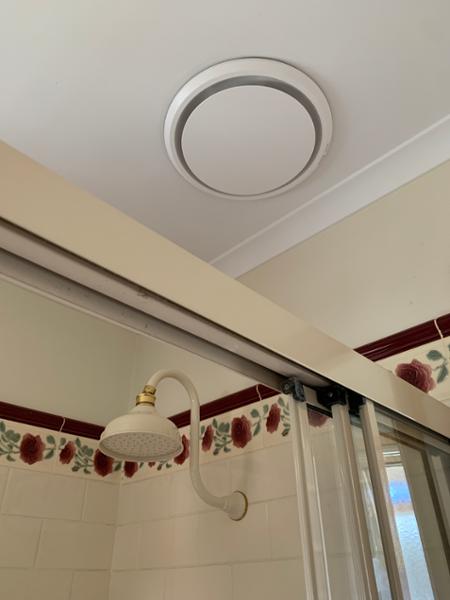 Bathroom Fan - Mercator Novaline II 290 Ceiling Exhaust Fan retrofit