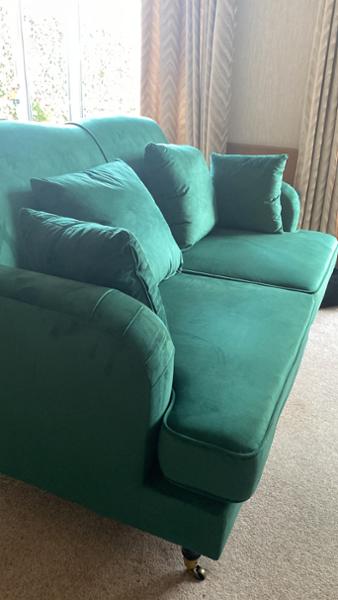 Emerald Green sofa