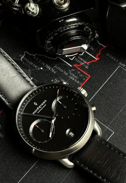 Pioneer | Black Dial - Black Leather