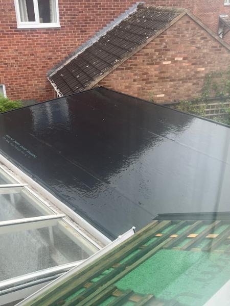 Replace to flat roof