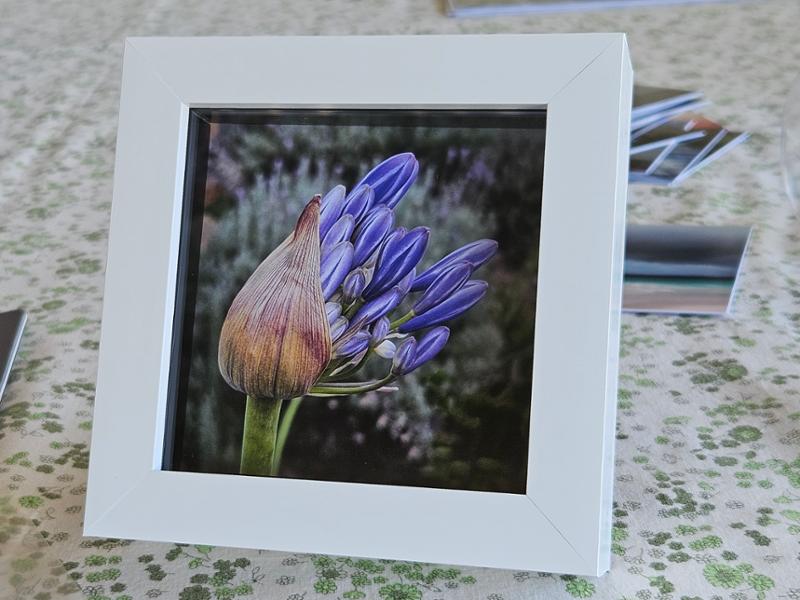 Light Wood 3D Box Photo Frame - 4" x 4" - By Nicola Spring