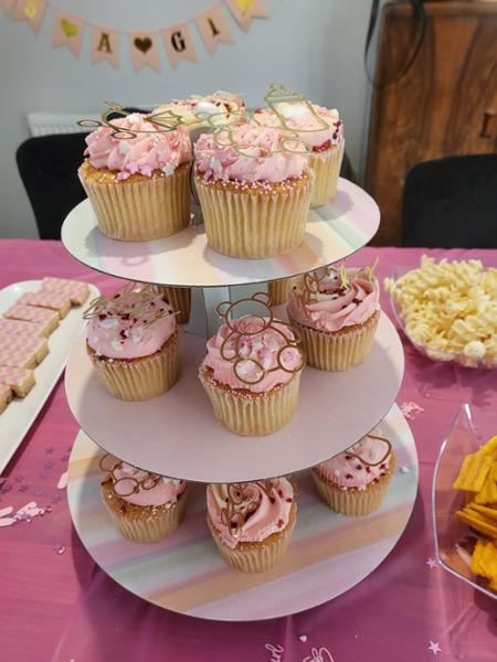 Pink Cupcakes Delivered | Box of 6 Raspberry Ripple & Eton Mess Cupcakes | Next Day UK Delivery