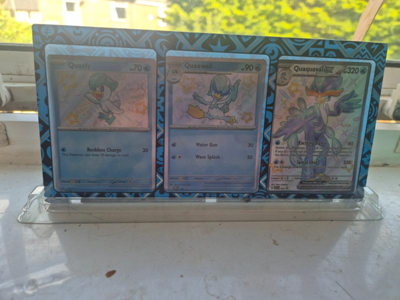 Pokemon Scarlet &amp; Violet Paldean Fates Quaquaval EX Premium Collection Box