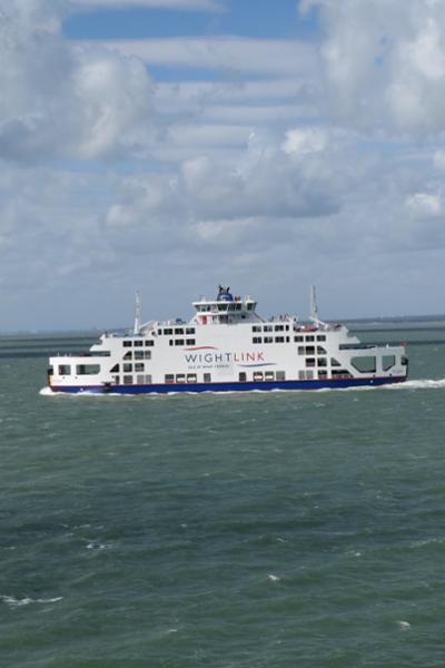 The only way to reach the IOW...