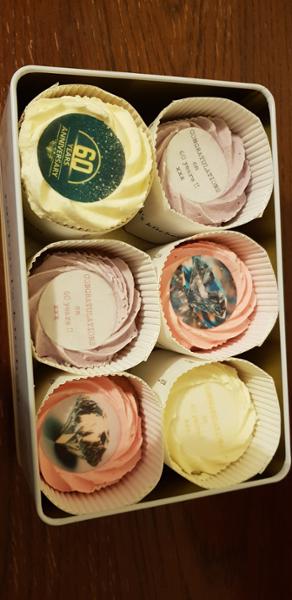 Photo and Message Cupcakes