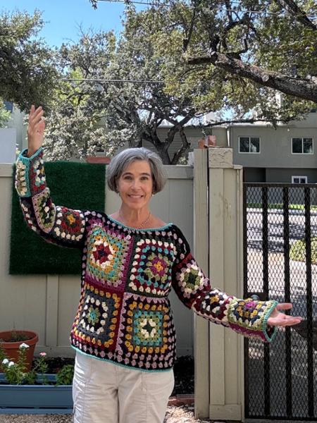 GRANNY SQUARES Sweater - Jumper - Crochet Pattern