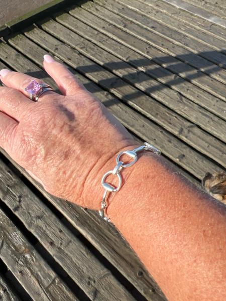 Hiho Silver Sterling Silver Snaffle Bracelet