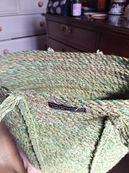 Weak seagrass basket.