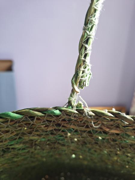 Weak seagrass basket.