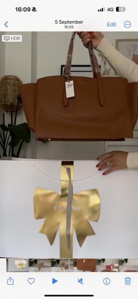 Katie Loxton Tabi Large Tote Bag In Cognac