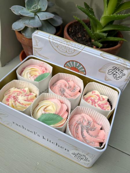 Gluten Free Pink Birthday Cupcakes | Box of 6 | Next Day UK Delivery