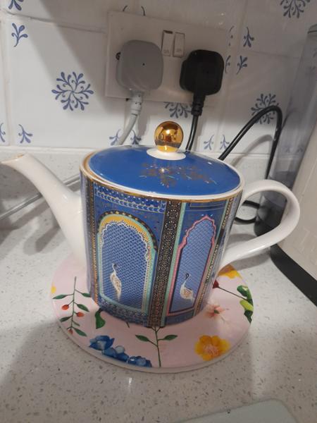 Sara Miller India Teapot Indigo 1.1L