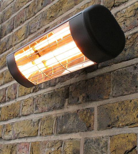 1 5kw Wall Mounted Quartz Halogen Bulb Electric Infrared Patio